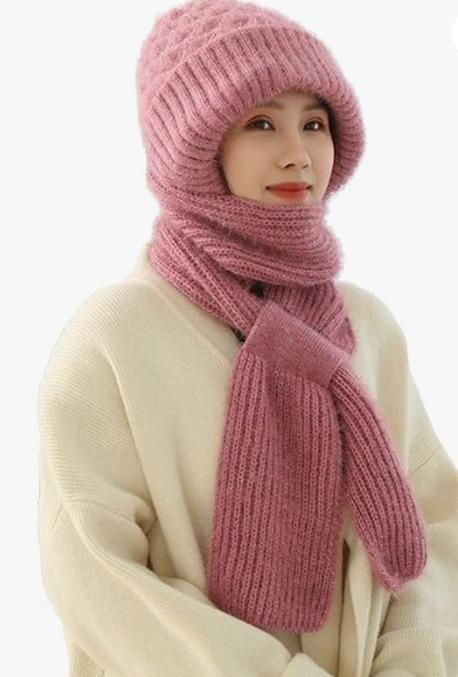 Integrated Ear Protection Windproof Cap Scarf
